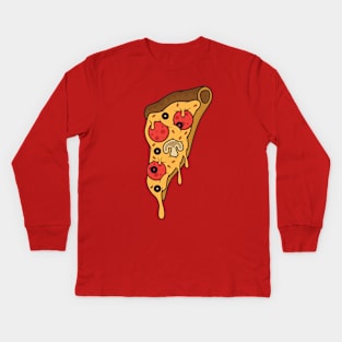 Pizza Tatt Kids Long Sleeve T-Shirt